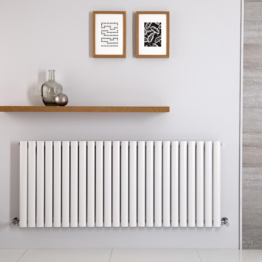 Radiateur Horizontal Vitality Blanc 60cm x 141cm x 5.6cm 1338 watts