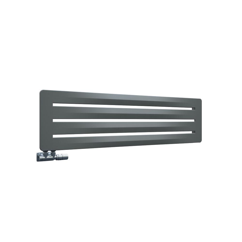 Leba - Radiateur Horizontal Design Gris Pierre Leba 32.5cm x 120cm