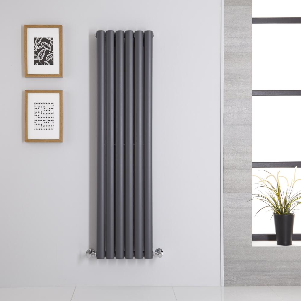 Radiateur Vertical Vitality Anthracite 140cm x 35.4cm x 7.8cm 1044 watts