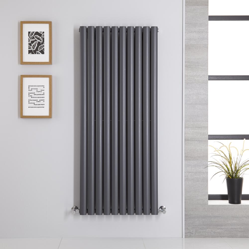 Radiateur Vertical Vitality Anthracite 140cm x 59cm x 7.8cm 1740 watts