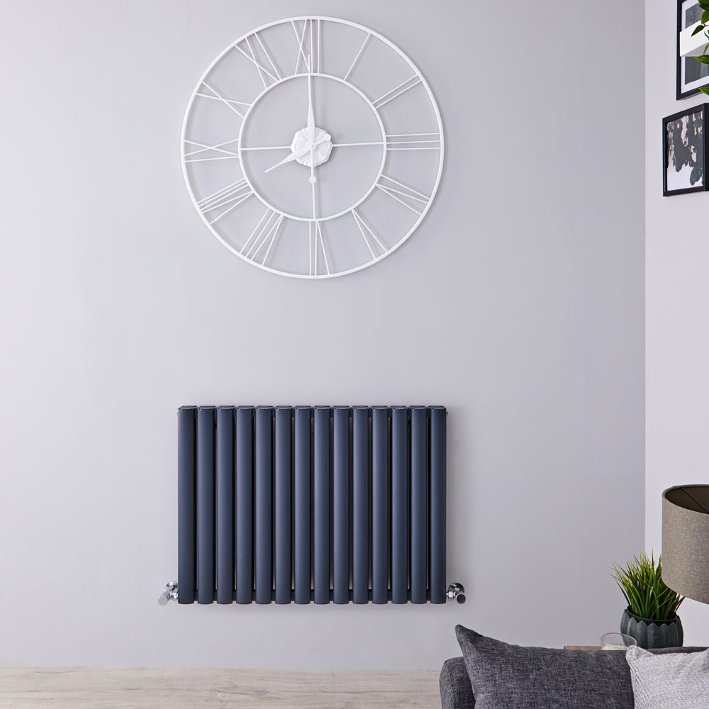 Radiateur Aluminium Design Anthracite 60 x 83cm 1609 watts Vitality Air