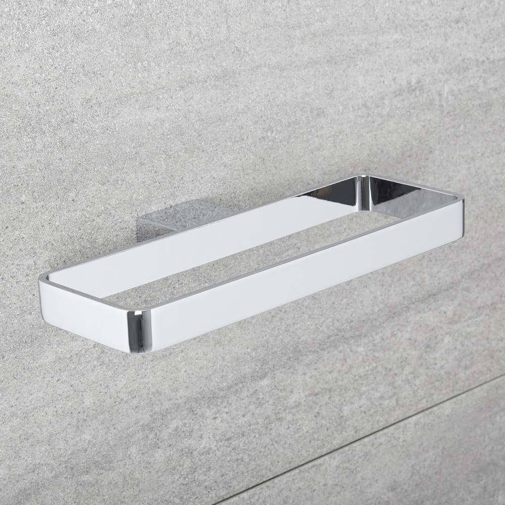 Anneau porte-serviette rectangulaire Kubix 22x10.8cm