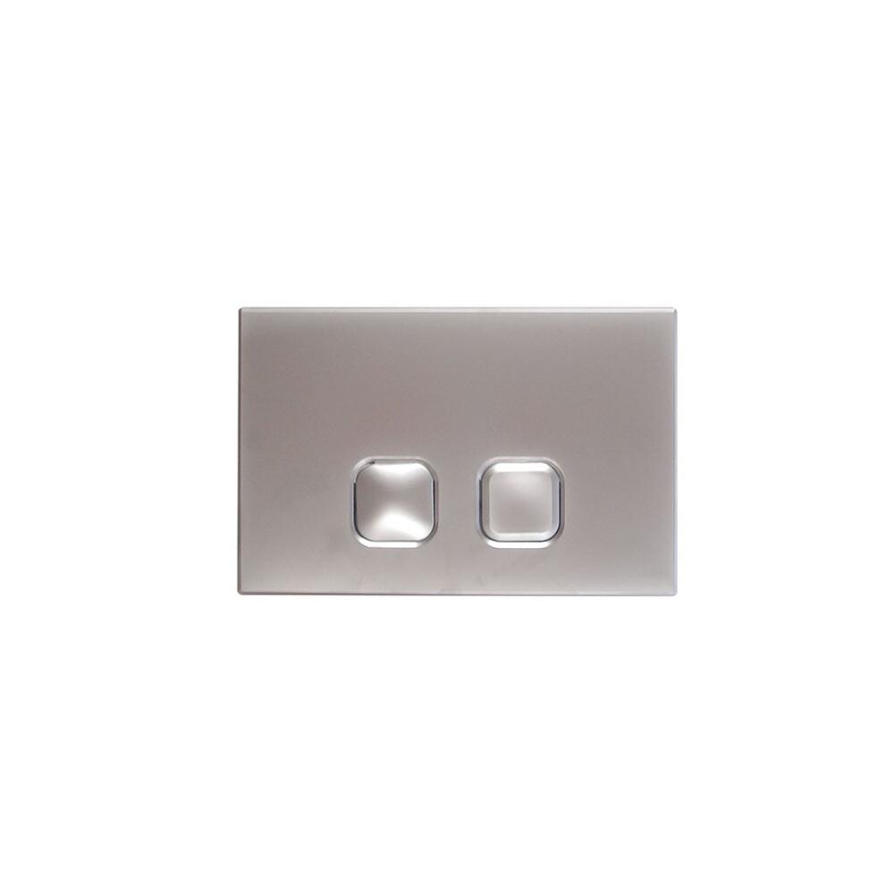 Plaque de Déclenchement WC Chromé 15x23cm Cluo