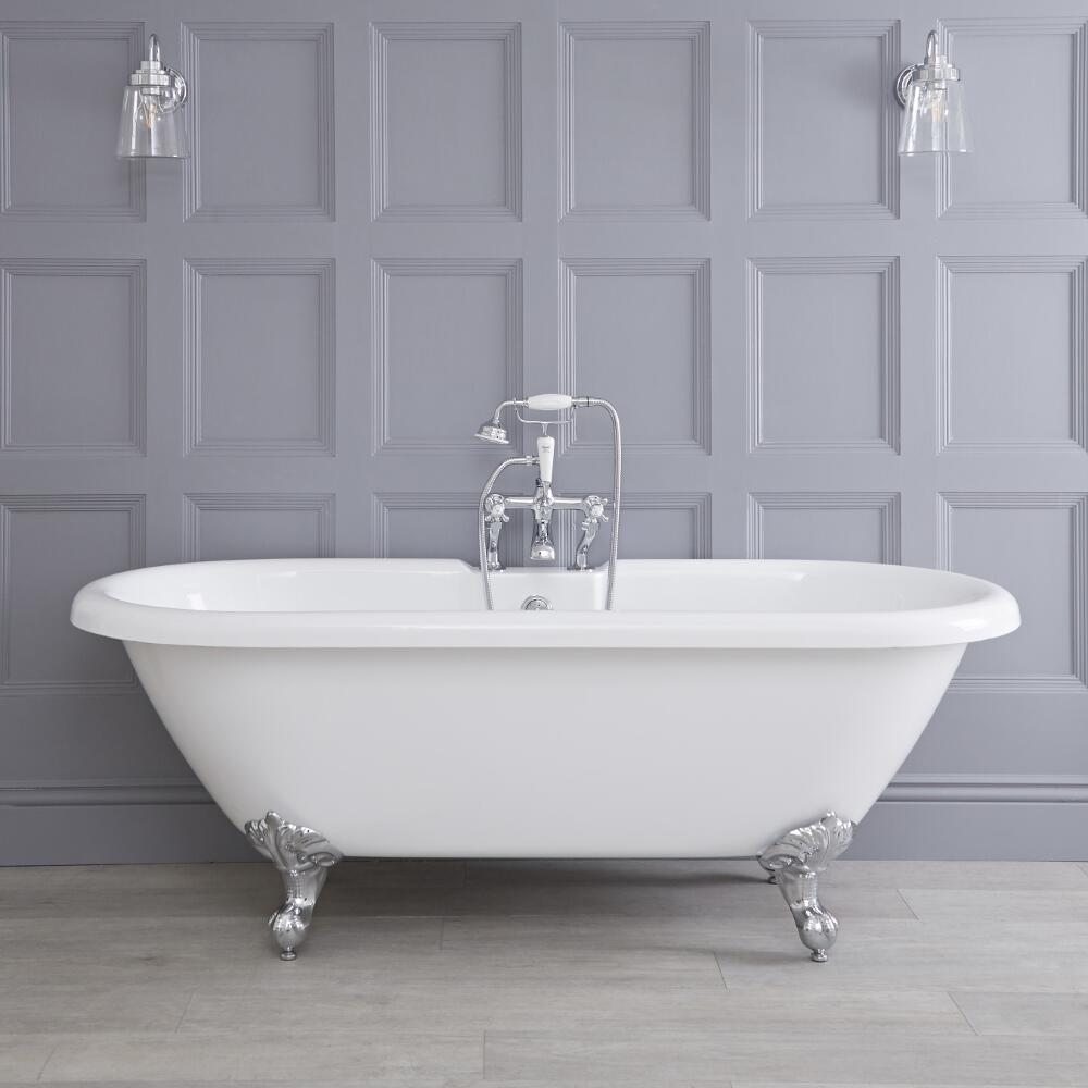 Baignoire îlot Rétro 78.5 x 179.5cm & Choix de pieds