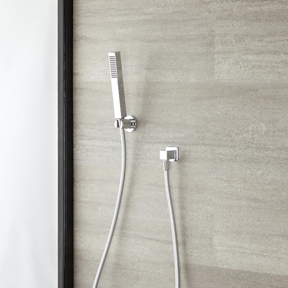 Kit Douchette Rectangulaire avec Clip Mural