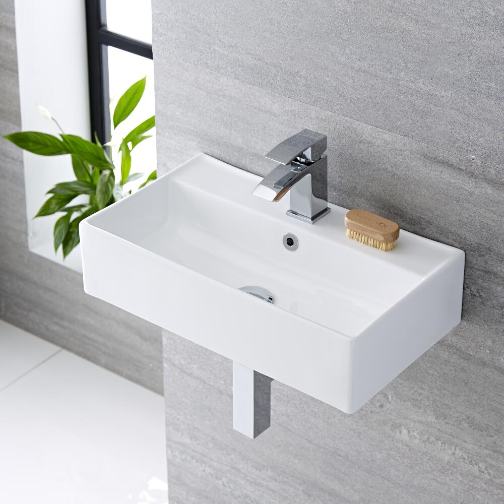 Vasque suspendue 55 x 31cm Halwell