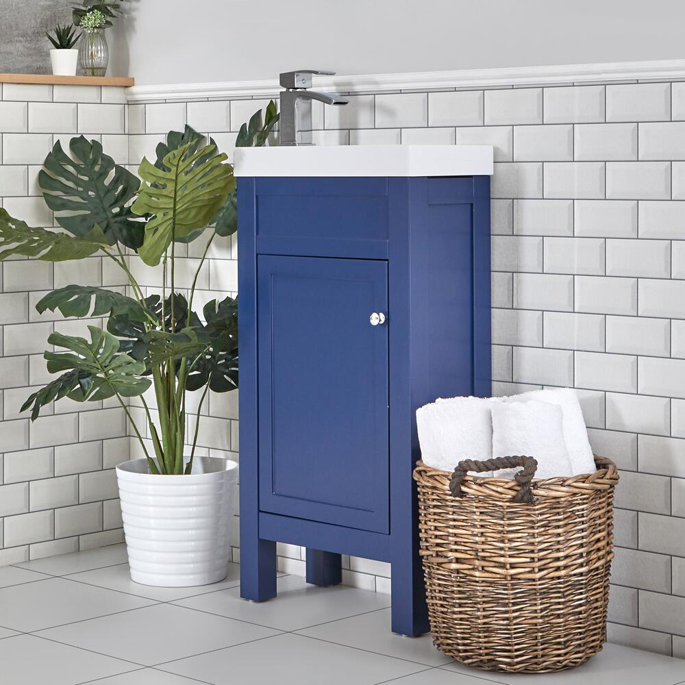 Meuble lave-mains – 44 cm – Bleu marine - Warwick