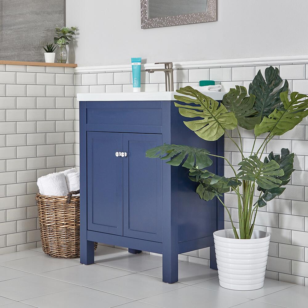 Meuble lavabo – 60 cm – Bleu marine - Warwick