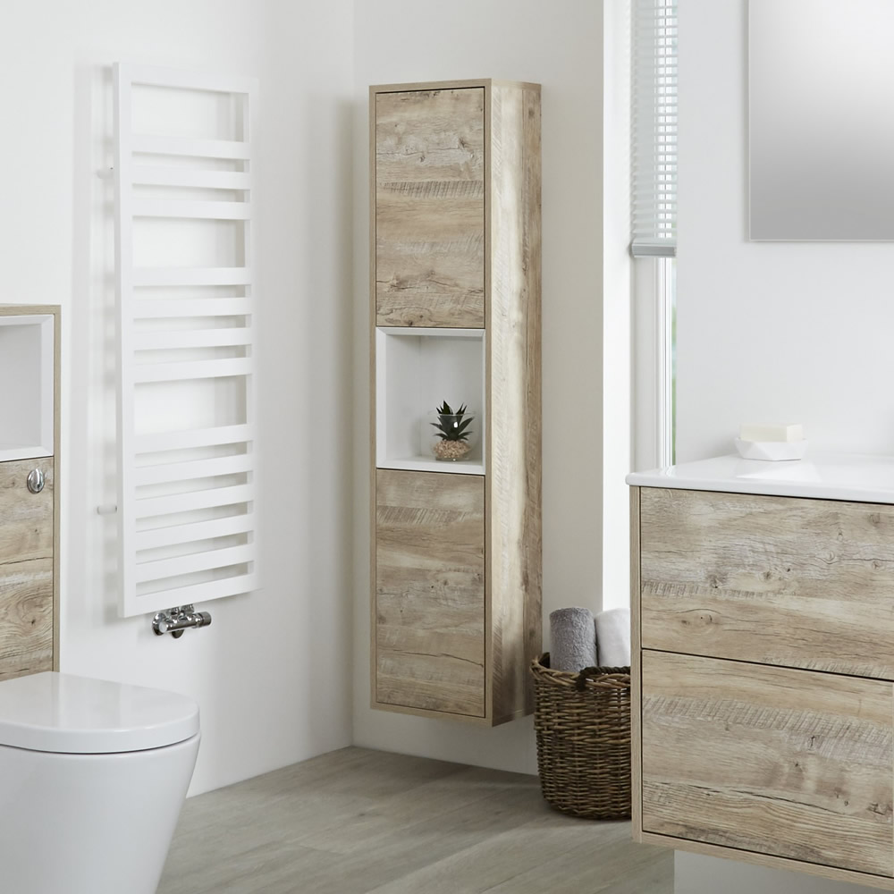 Colonne salle de bain 150x35cm Hoxton Chêne Clair