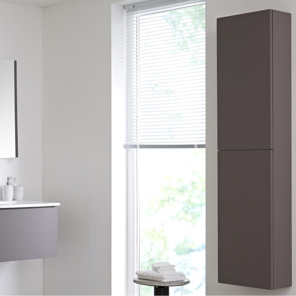 Colonne de Rangement Newington - 35x150cm - Gris Mat