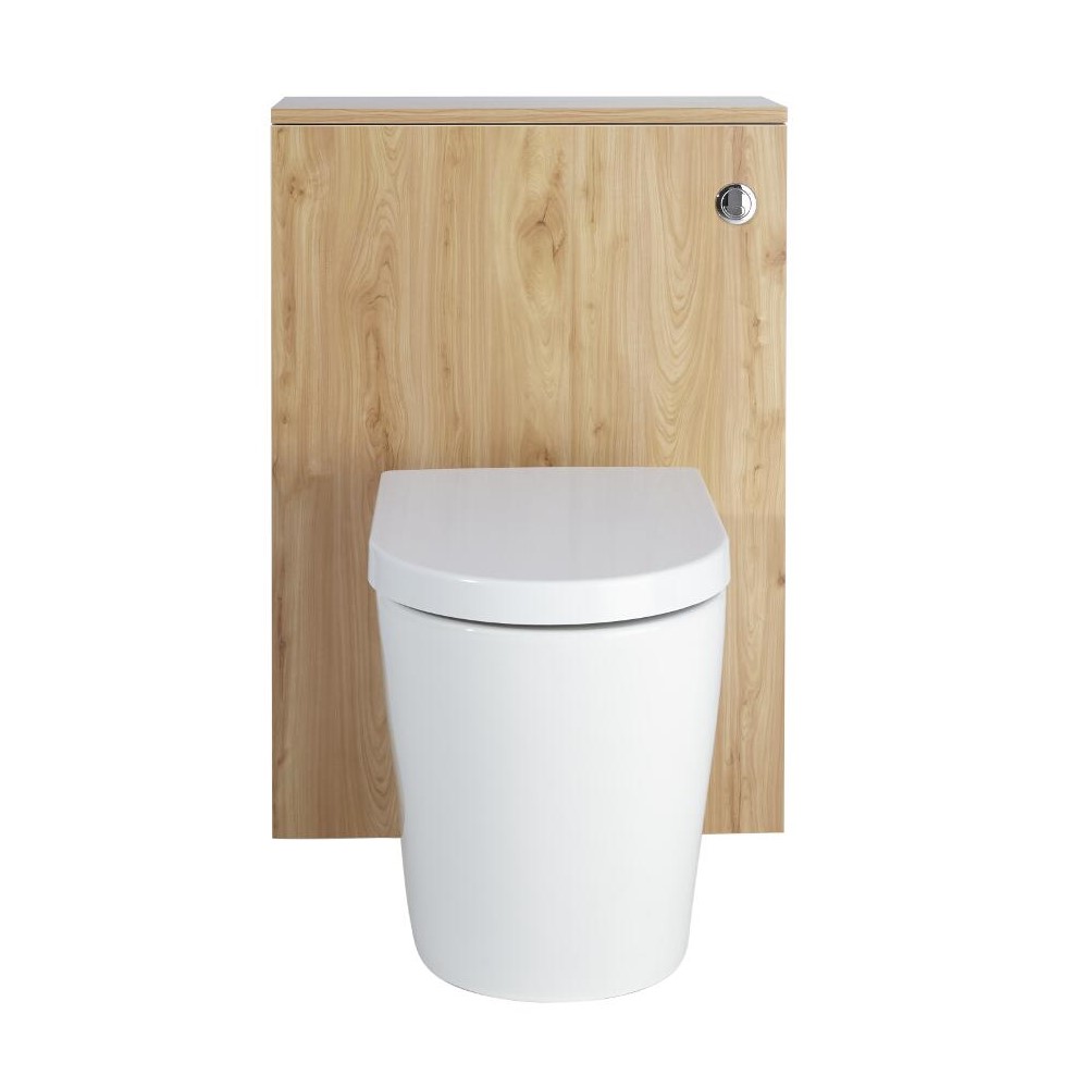 WC Moderne avec meuble Newington - 60cm - Chêne Doré