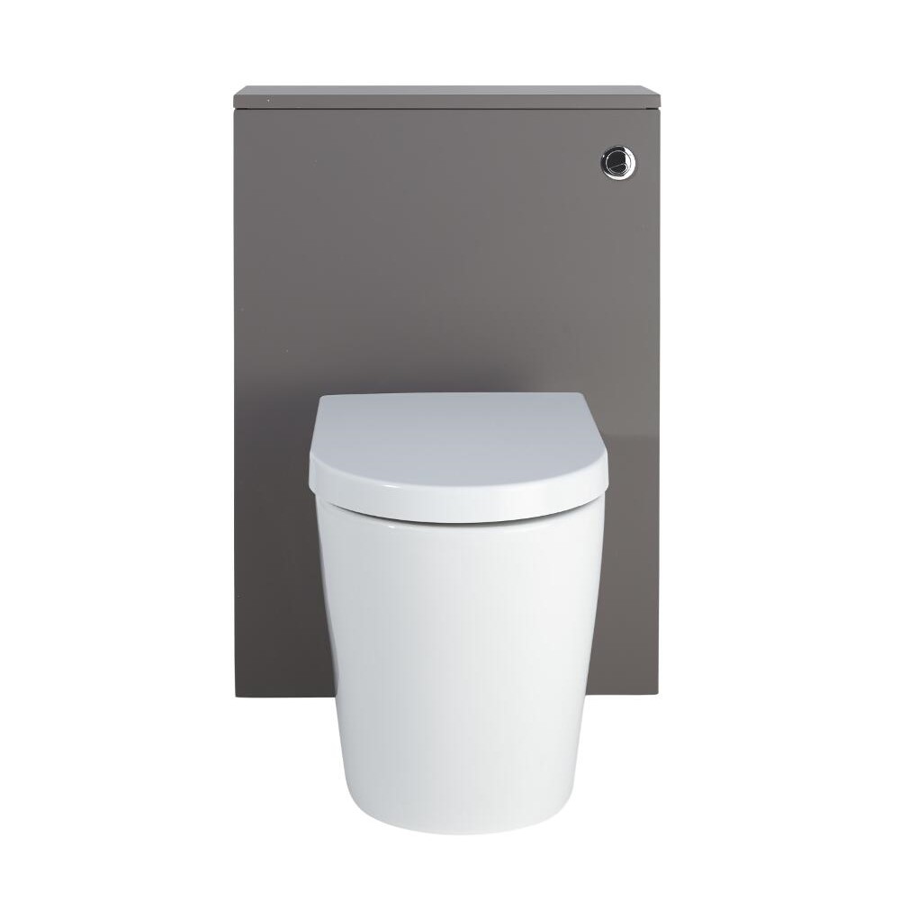 WC Moderne avec meuble Newington - 60cm - Gris Mat