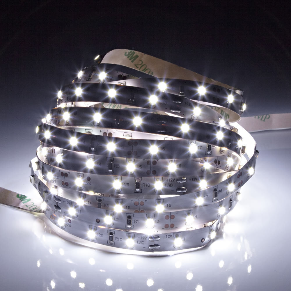 Biard Ruban LED 3528 Blanc Froid 5m