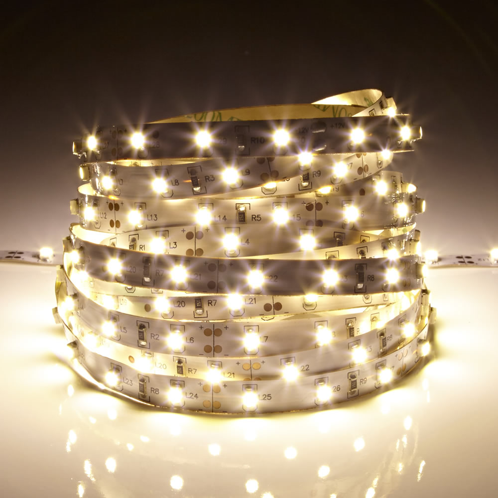 Biard Ruban LED 3528 Blanc Chaud 5m