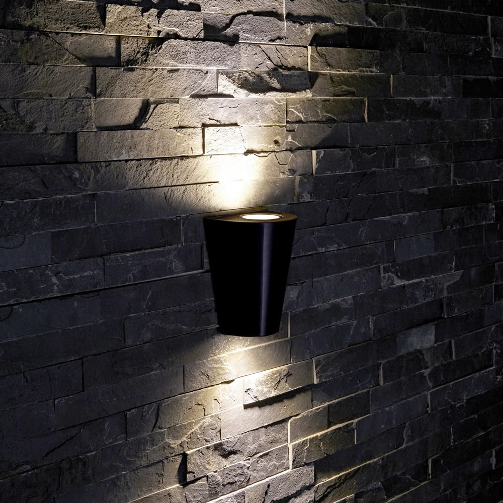 Biard Applique murale extérieure Design Conique Noire