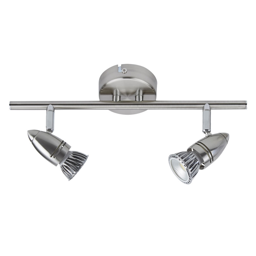 Biard Spot LED sur rail 2 x GU10 Bullet