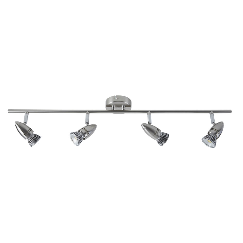 Biard Spot LED sur rail 4 x GU10 Bullet