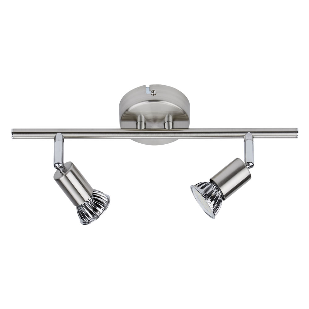 Biard Spot LED sur rail 2 x GU10 Boston