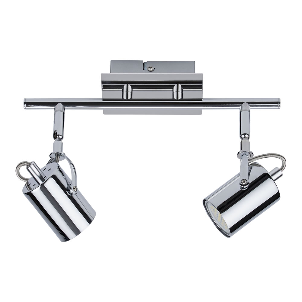 Biard Spot LED sur rail 2 x GU10 Broadway