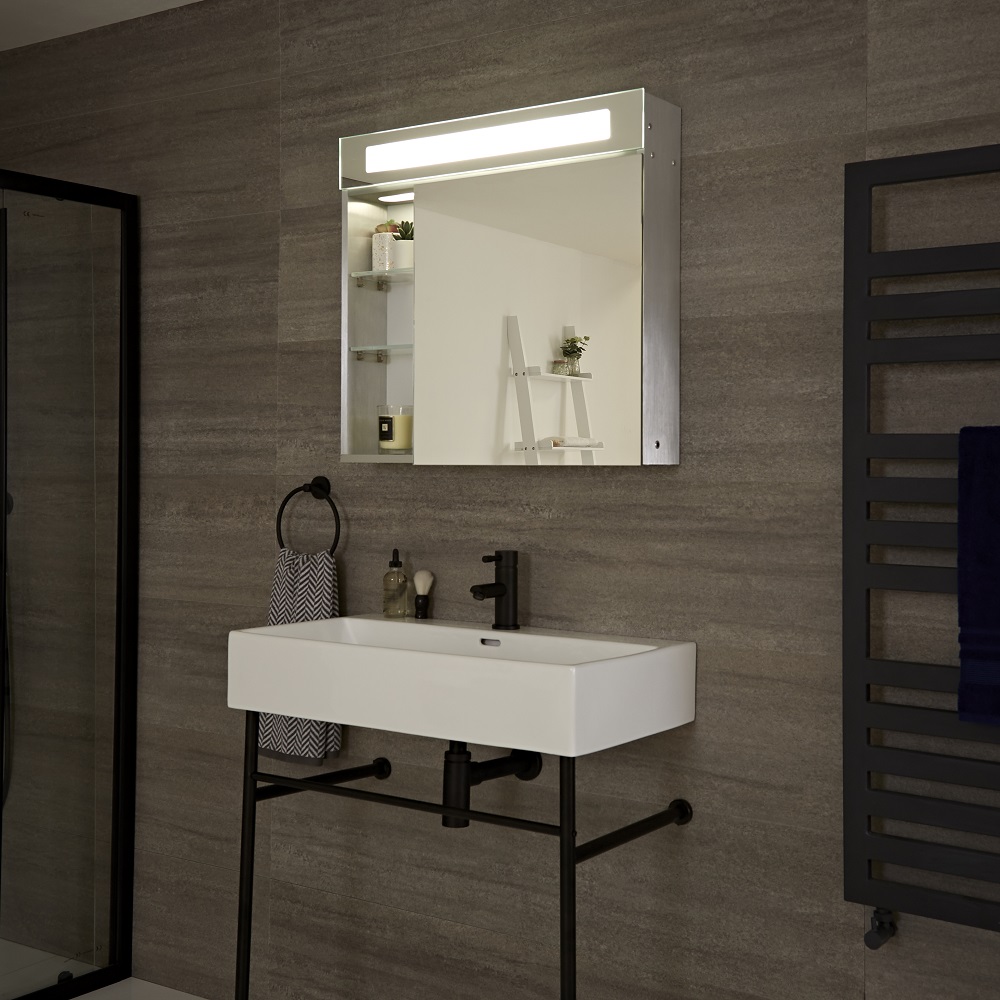 Armoire de toilette miroir lumineuse Onega