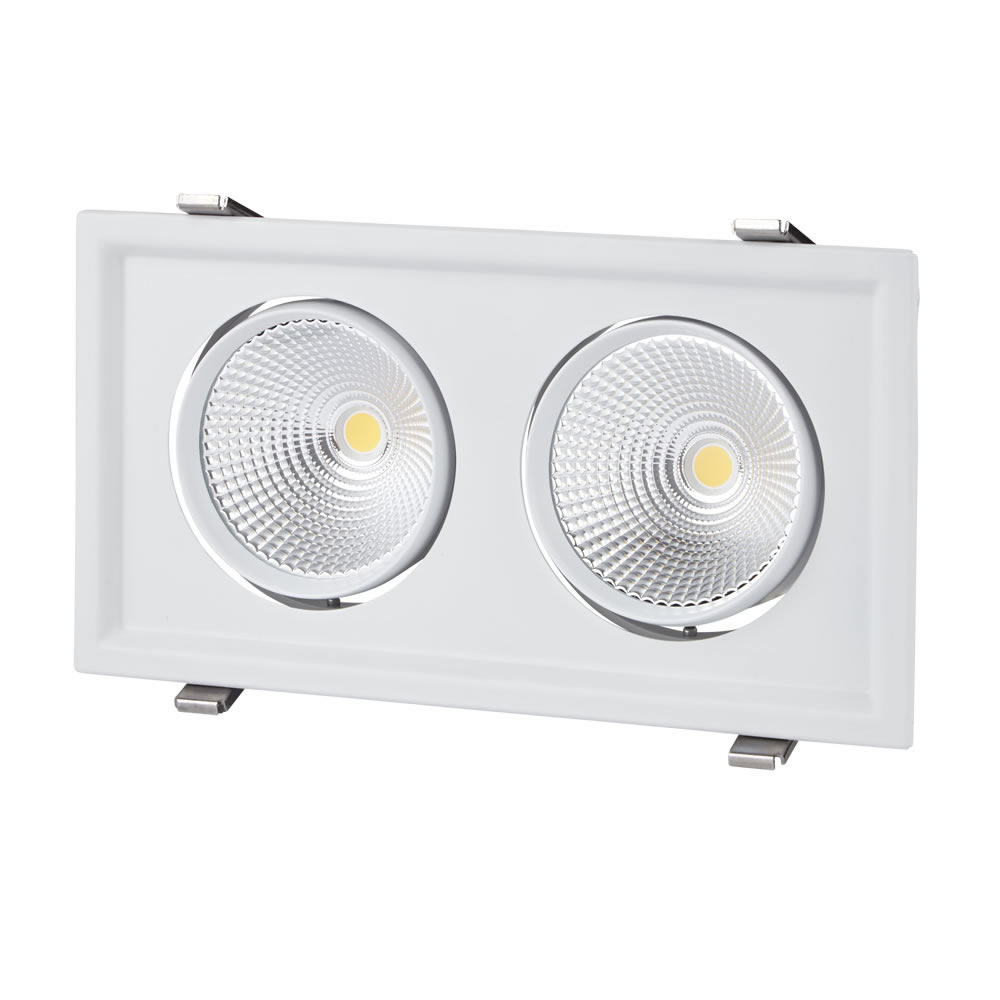 Biard Duo de Spot Encastrable 60W 33 x 17.5 x 13.5cm