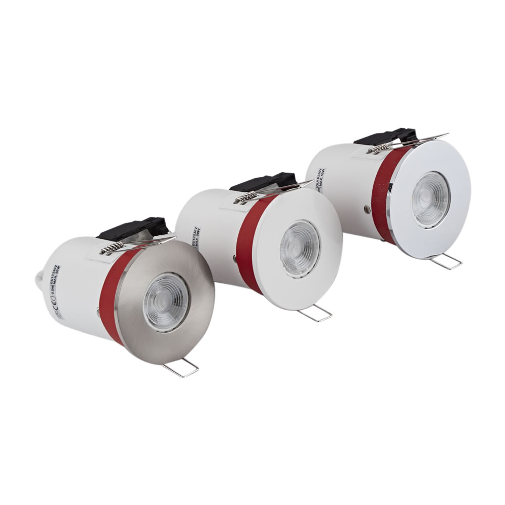 Biard Spot encastrable nu IP20 - GU10 Ø81 - Lot de 3
