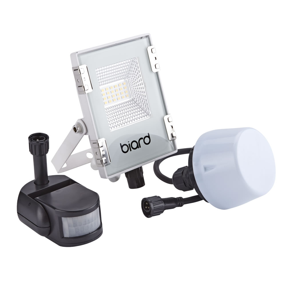 Biard Projecteur LED Blanc 10 Watts avec détecteur IP65
