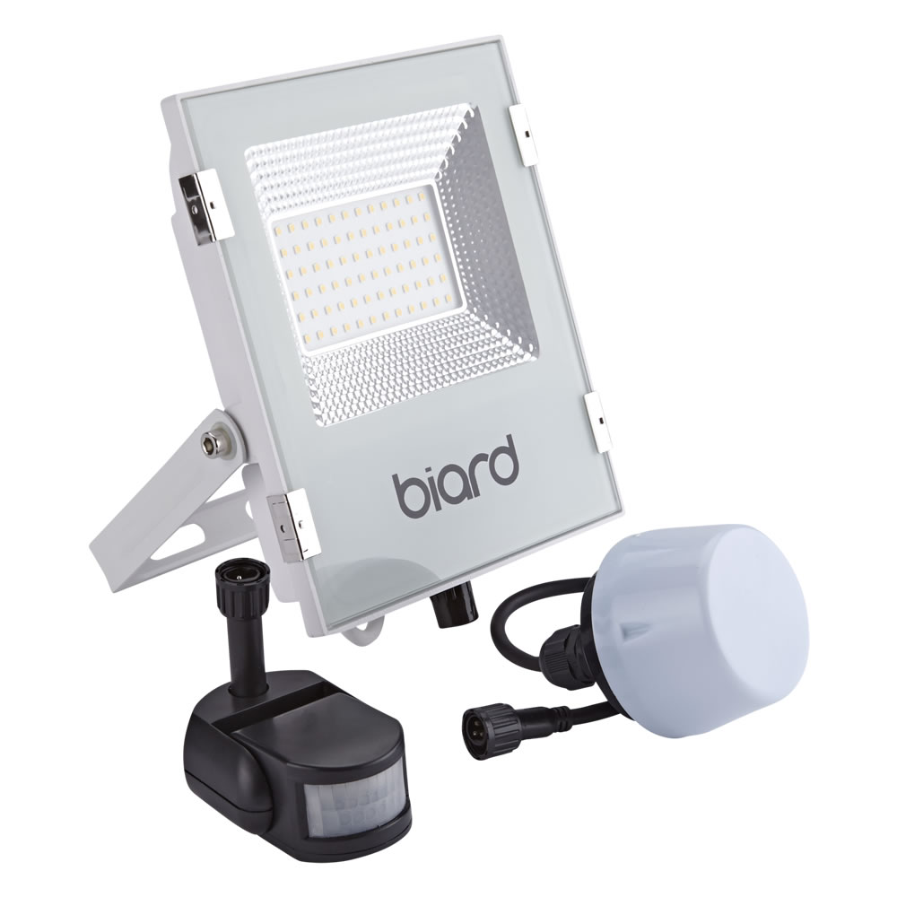 Biard Projecteur LED Blanc 30 Watts avec détecteur IP65