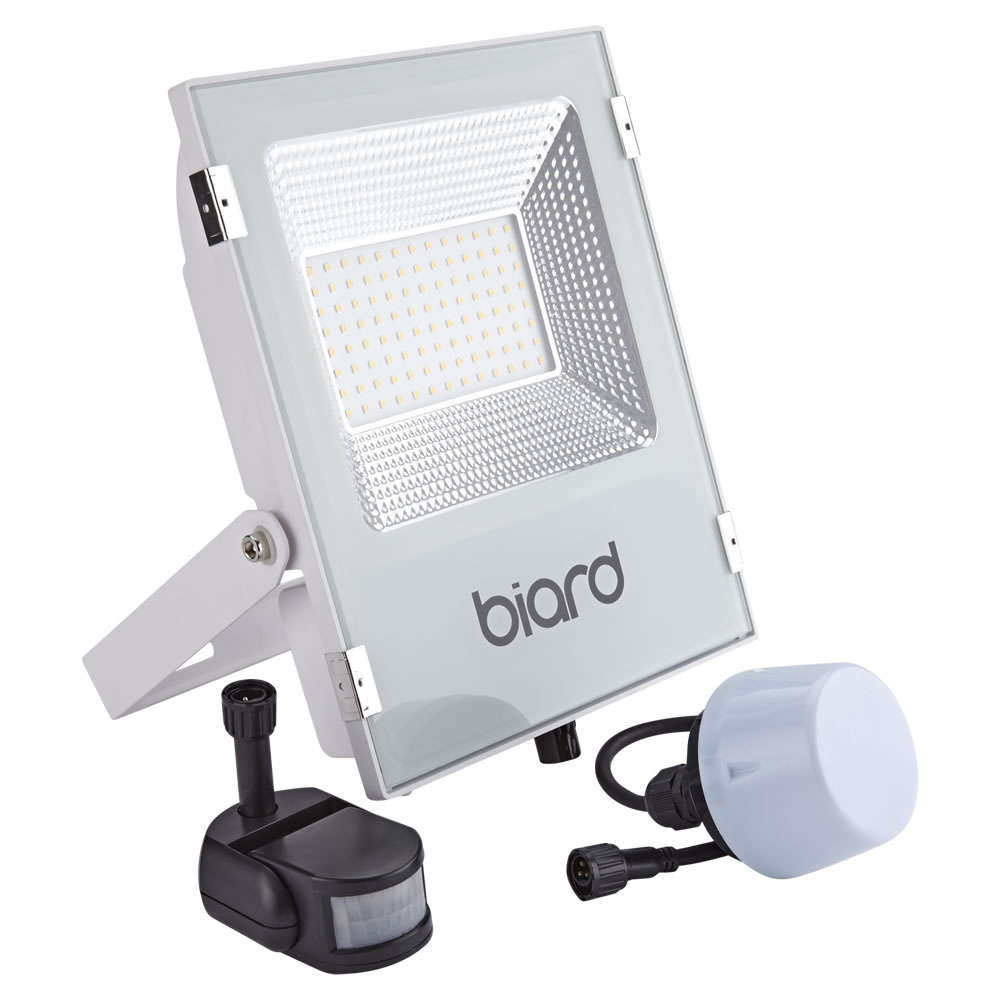 Biard Projecteur LED Blanc 50 Watts avec détecteur IP65