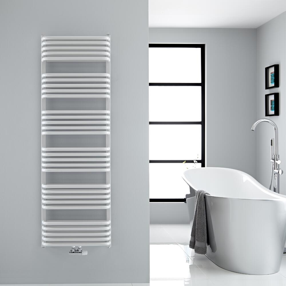 Sèche-serviettes eau chaude blanc Arch 153.3x50cm 1524 watts