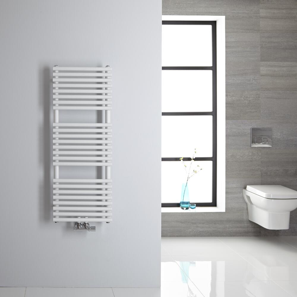 Sèche-serviettes eau chaude blanc 106.5x40cm 333 watts Magera