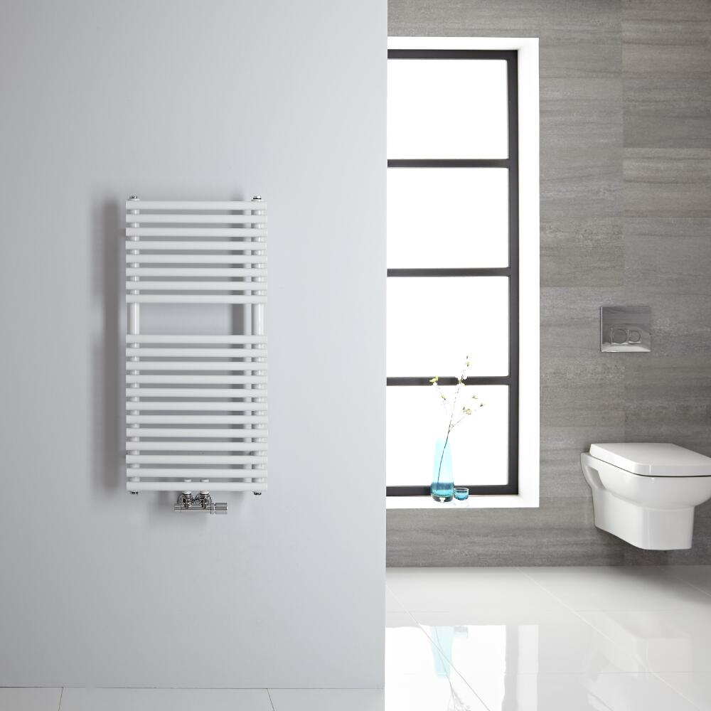 Sèche-serviettes eau chaude blanc 83.5x40cm 304 watts Magera