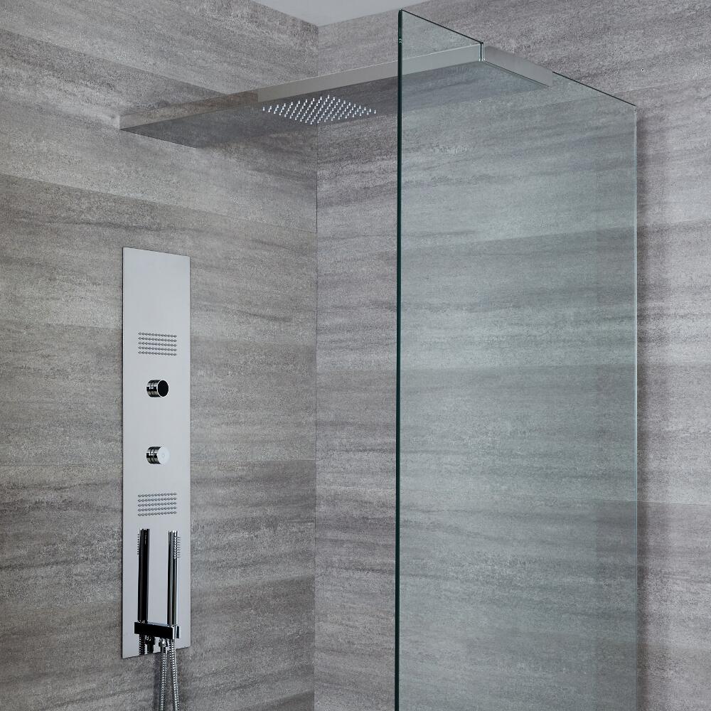 Colonne de douche digitale encastrée avec pommeau de 100 cm - Narus
