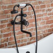Mitigeur bain douche mural – Design industriel (Steampunk) – Choix de finition – Zandra