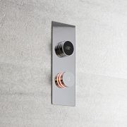 Système de contrôle digital pour douche – 3 fonctions – Chromé – Choix de plaque – Narus