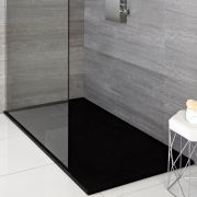 Receveur à effet texture – Anthracite – Choix de tailles et de kit de rehausse - Rockwell