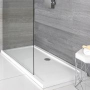 Receveur de douche rectangulaire à profil bas - Choix de taille et option antidérapante - Maxon