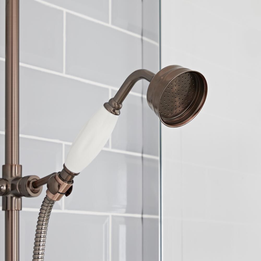 Pommeau De Douche Rétro En Laiton – Style Antique, Finition Décorative, Kerra