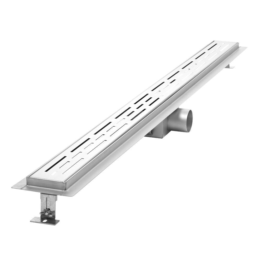 Caniveau De Douche Inox 60 Cm – Siphon Sol Avec Grille SS304 – Installation Basse 73 Mm – Design Moderne