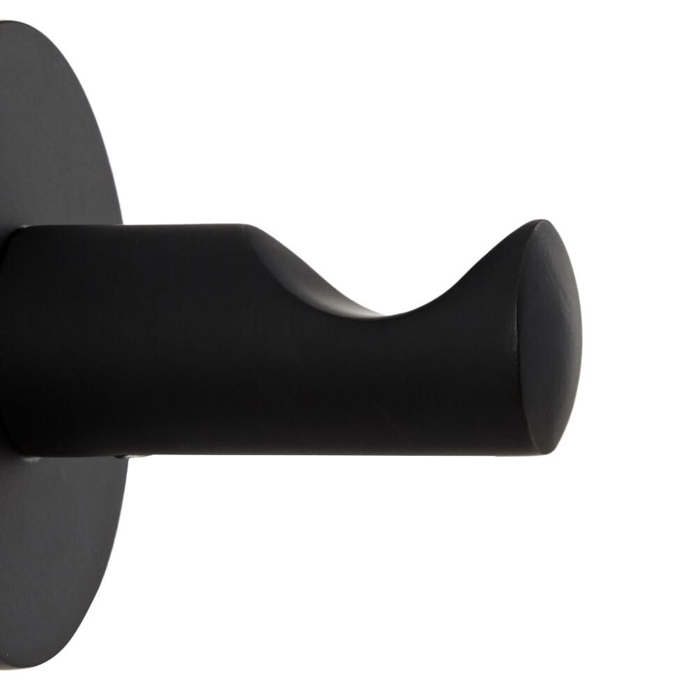 Patère Porte-serviette Cedam Noir Mat - Laiton, Réglable, Fabrication Française