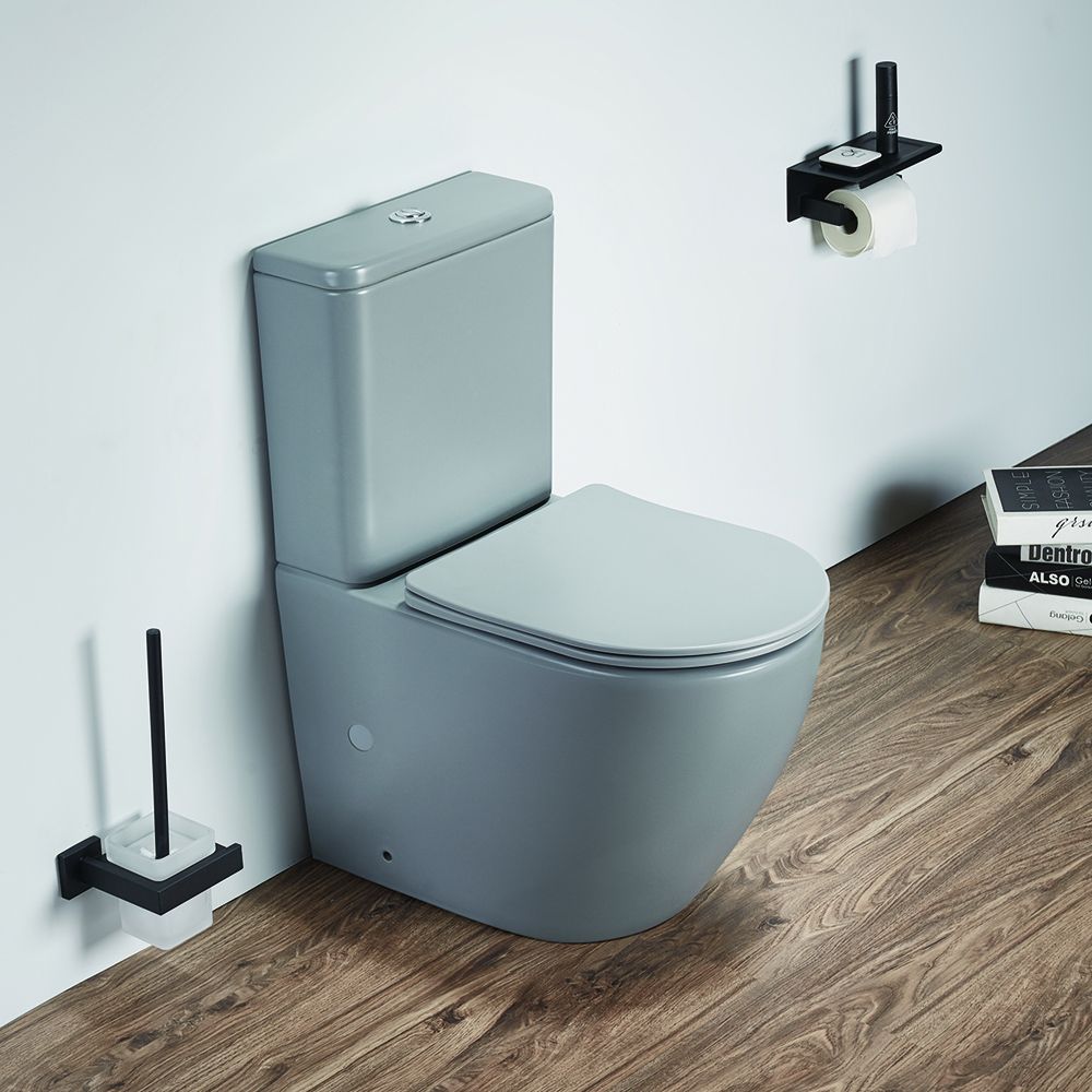 Toilette électrique 12V Ocean Luxury à Fermeture Douce - Cuvette Standard En Céramique Blanche, Neuf