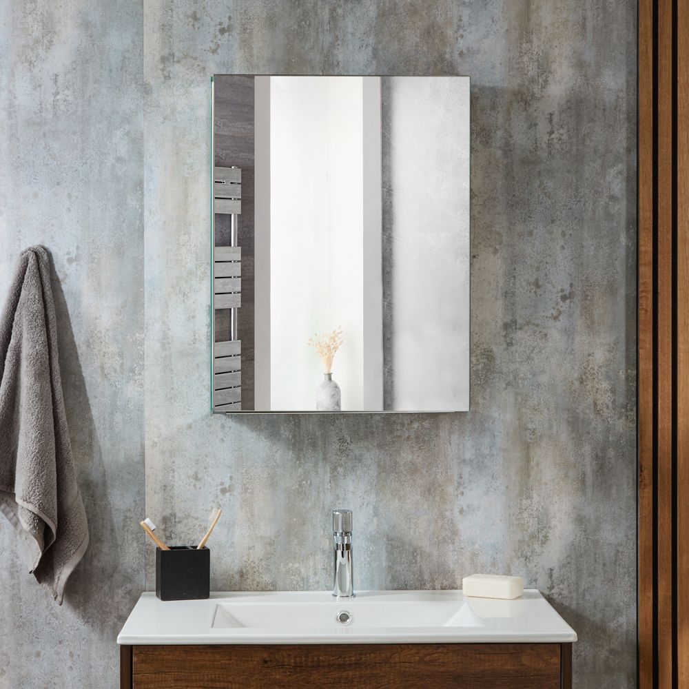 Armoire de salle de bain avec lumières LED et miroir mural anti-buée 71,1 cm, 81,3 cm, 91,4 cm