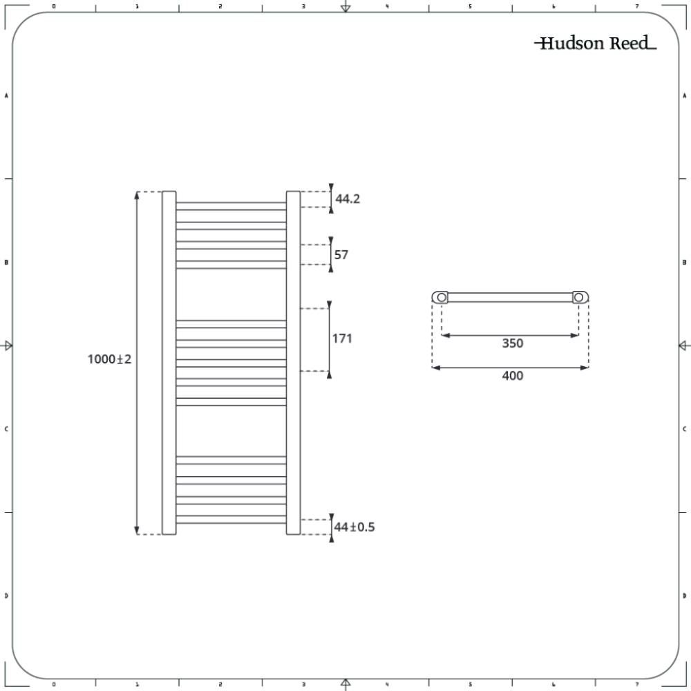 Sèche-serviettes électrique AICA 980x500mm Blanc 400W - 6 Modes, écran LCD, Norme EN442, 2 Ans Garantie - 2