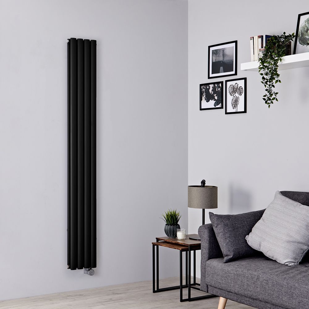 Carisa Boreas B Radiateur Électrique Vertical -Éco-énergétique, Design Moderne, Noir, 180 x 55,5 cm | Rakuten