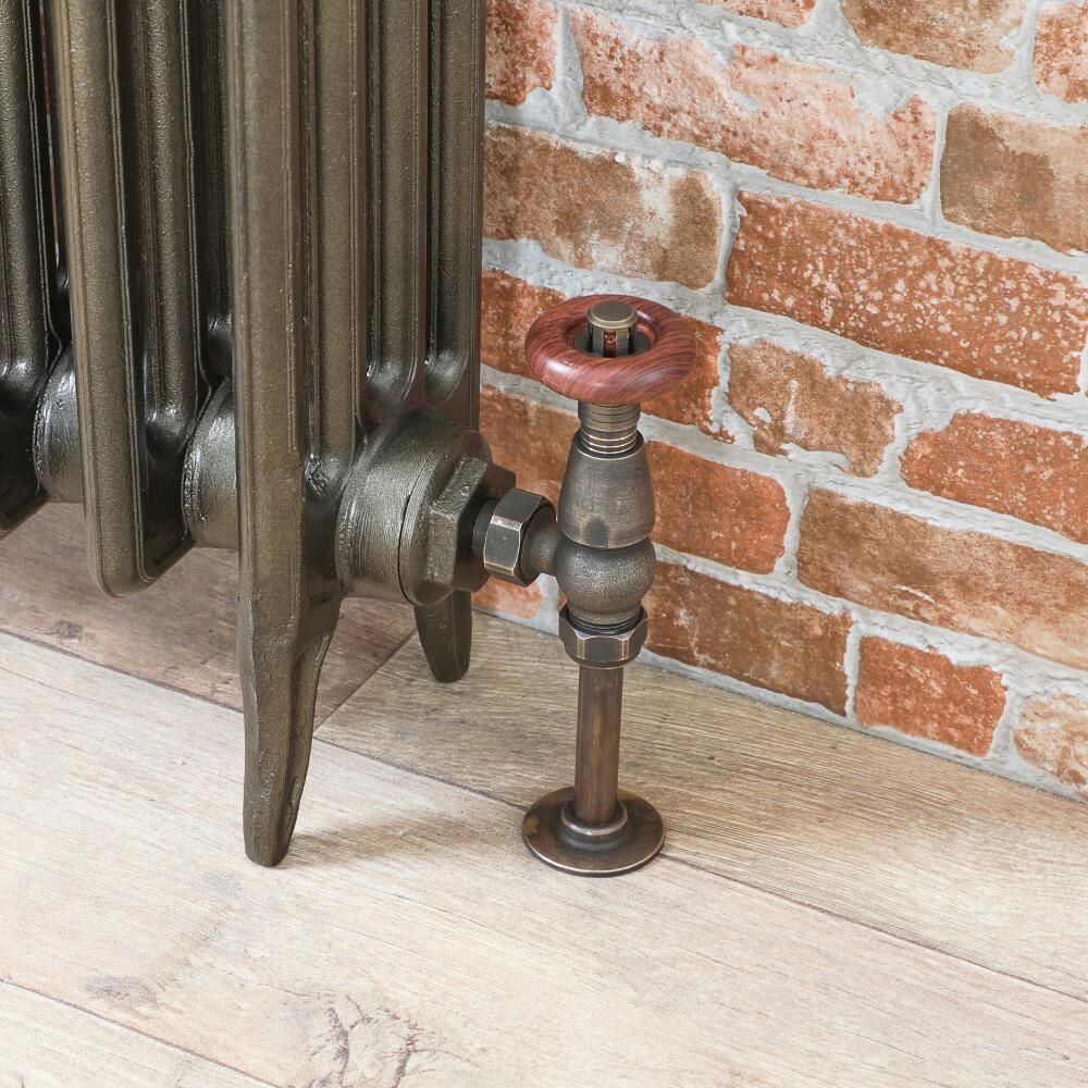 Superbe Couverture De Radiateur Victorienne - Marbre Orné Et Base Fonte - 107 Cm
