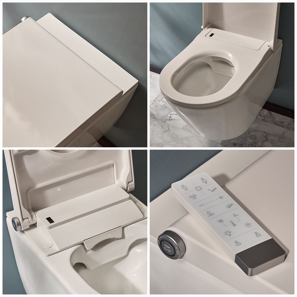 Pack WC japonais suspendu Avec bâti-support haut Choix de