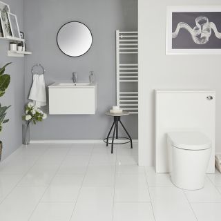 Chouettes Toilettes - Vue d'ensemble : WC enfant, lavabo, table à