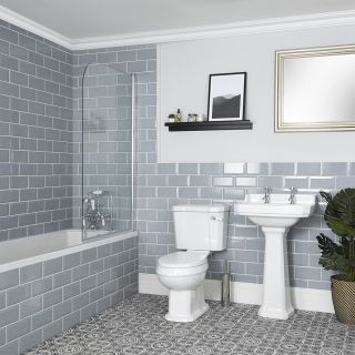 Bidet et cuvette WC à poser moderne avec abattant à fermeture douce – Sans  bride – Blanc mat – RAK Feeling x Hudson Reed
