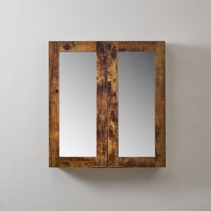 Armoire avec miroir – 60 cm x 65 cm – Choix de finitions et de poignées – Cluo