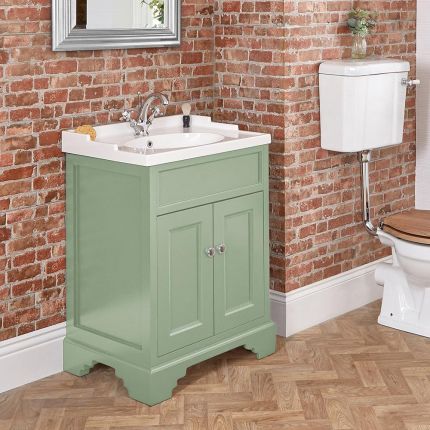 Meuble de salle de bain – 63,5 cm – Avec lavabo – Choix de poignées et de finitions – Thornton